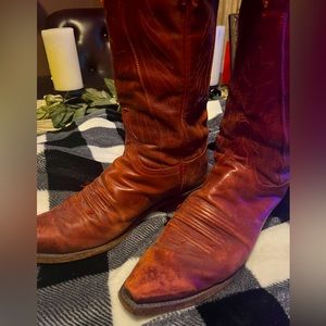 1883 by Lucchese RED boots